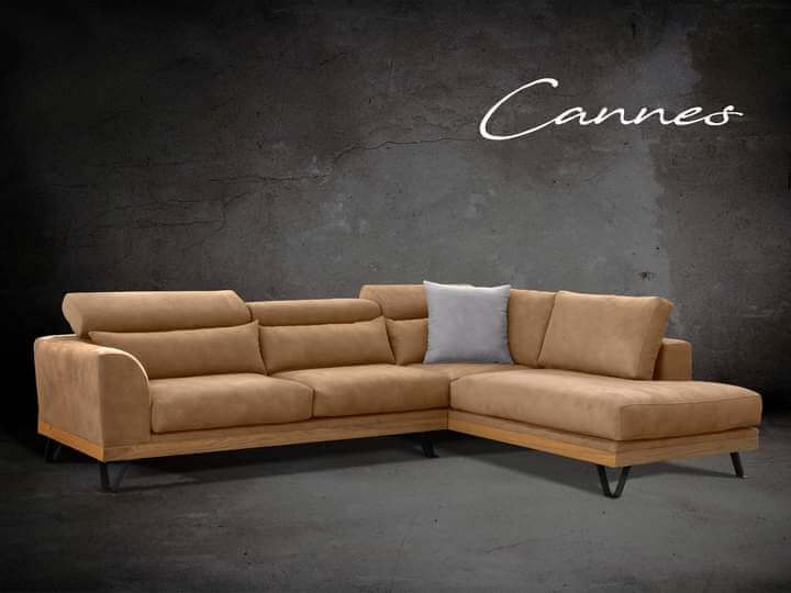 Καναπές Cannes Wood ελληνικής παραγωγής