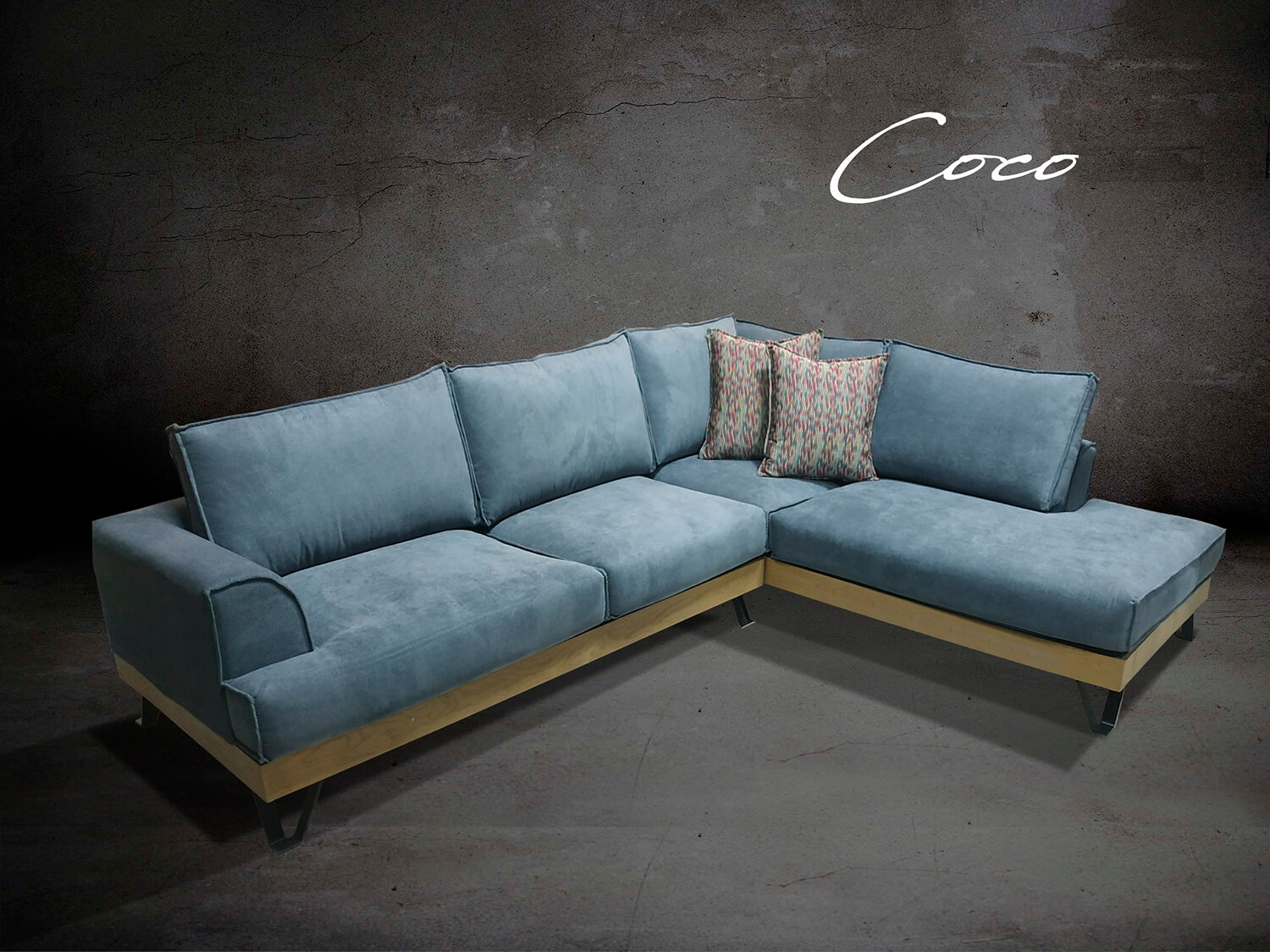 Καναπές Coco ελληνικής παραγωγής