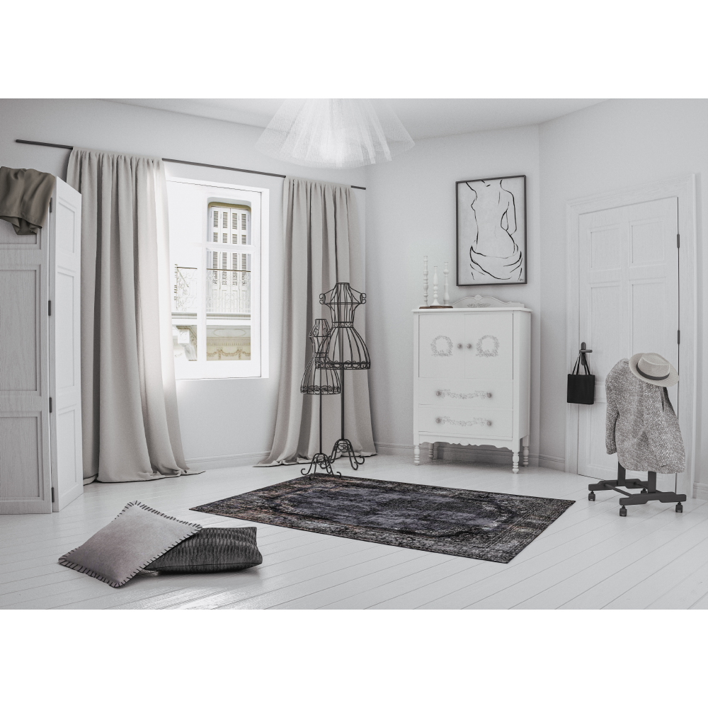 FIGURA ΠΙΝΑΚΑΣ ΔΙΑΚΟΣΜΗΣΗΣ 60x90x5 ΚΑΜΒΑΣ ΛΕΥΚΟ ΜΑΥΡΟ ΞΥΛΟ