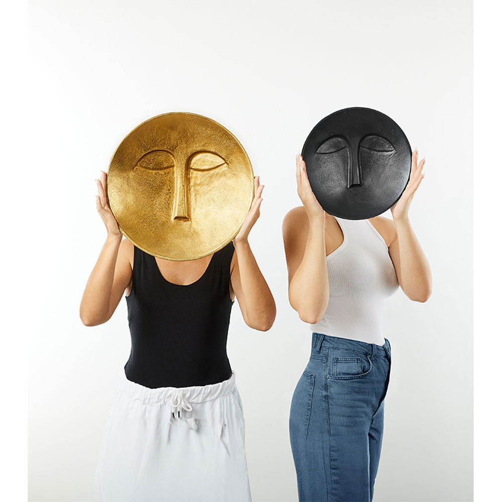 FACE DECO ΤΟΙΧΟΥ 38x38x8 ΑΛΟΥΜΙΝΙΟ ΧΡΥΣΟ ROUGH
