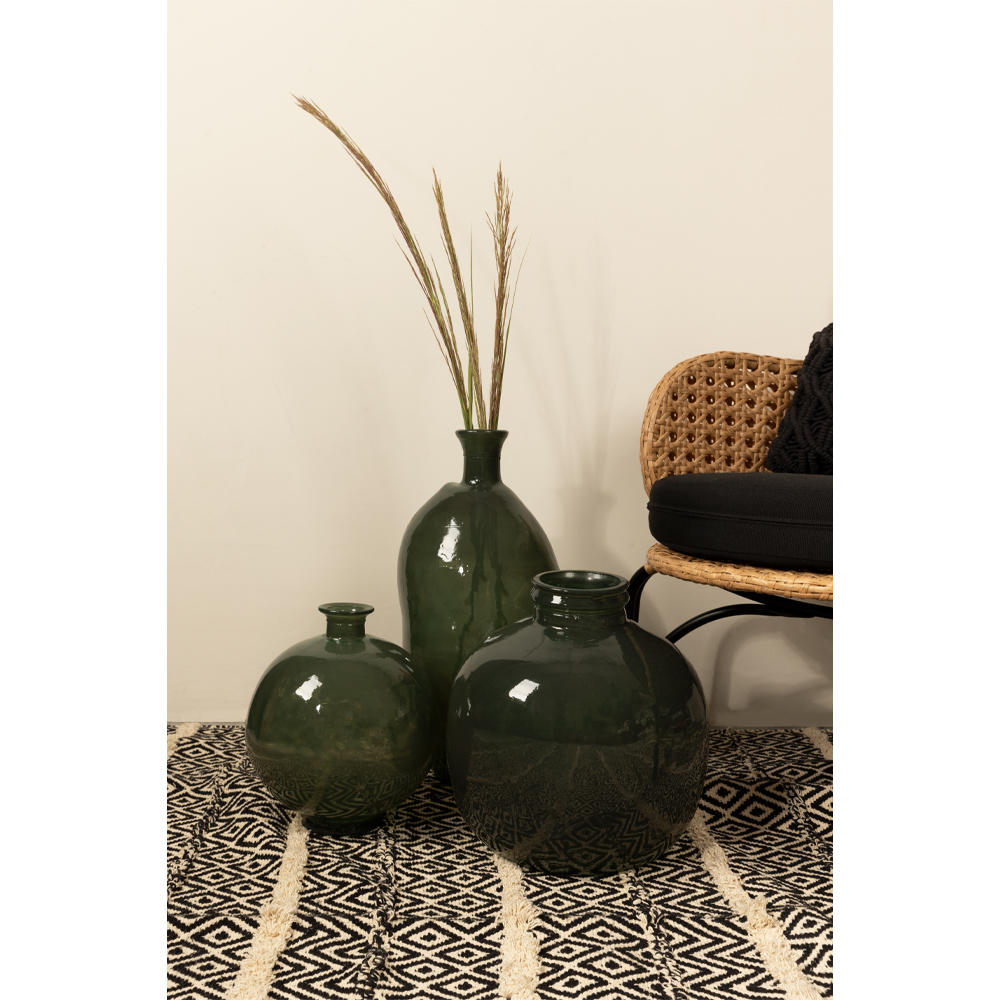 RIPE OLIVE ΒΑΖΟ 32x32x35 ΑΝΑΚΥΚΛΩΜΕΝΟ ΓΥΑΛΙ ΛΑΔΙ
