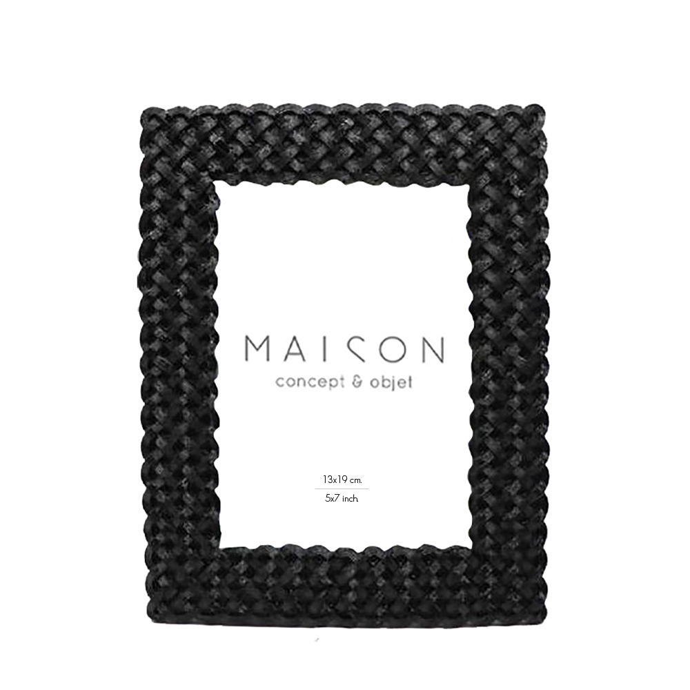 TRESSER ΚΟΡΝΙΖΑ 21×8.6×19.8 POLYRESIN ΜΑΥΡΟ ΜΑΤ ΓΥΑΛΙ