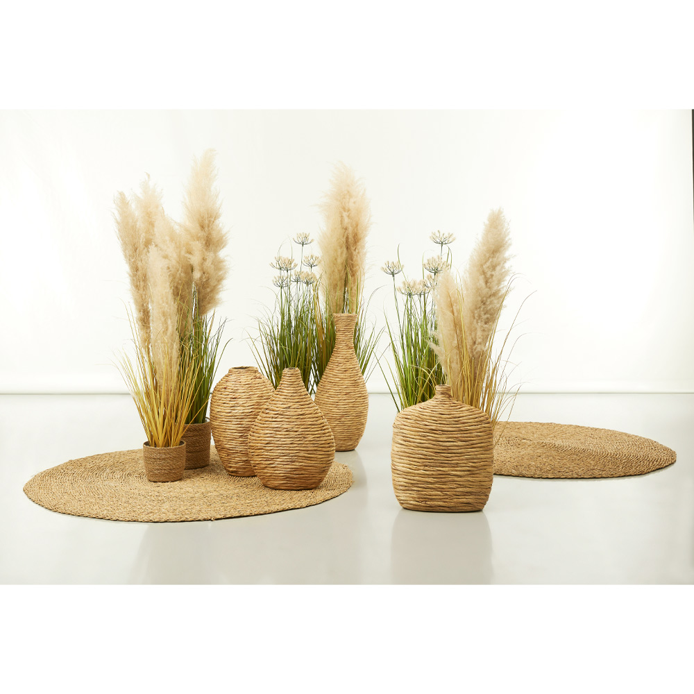 IOS ΒΑΖΟ 35x35x43 BAMBOO ΦΥΣΙΚΟ SEAGRASS