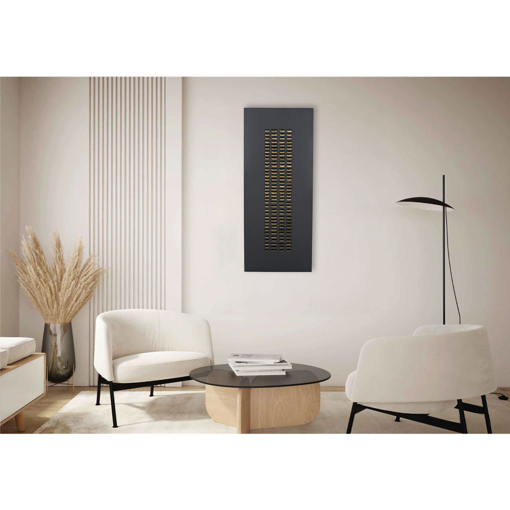ESCAPE ΠΙΝΑΚΑΣ ΔΙΑΚΟΣΜΗΣΗΣ 50x120x4 ΜΕΤΑΛΛΟ ΜΑΥΡΟ ΧΡΥΣΟ MDF