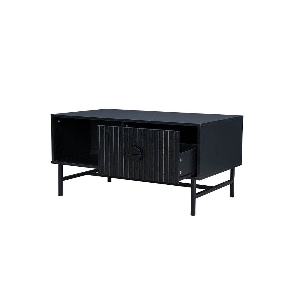 KIMONO COFFEE TABLE 1ΣΥΡΤΑΡΙ ΜΑΥΡΟ 100x59x50.2cm