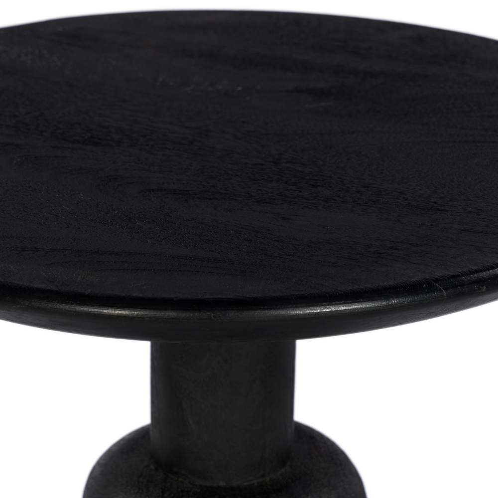 JAMBI SIDE TABLE ΜΑΥΡΟ 45x45x50