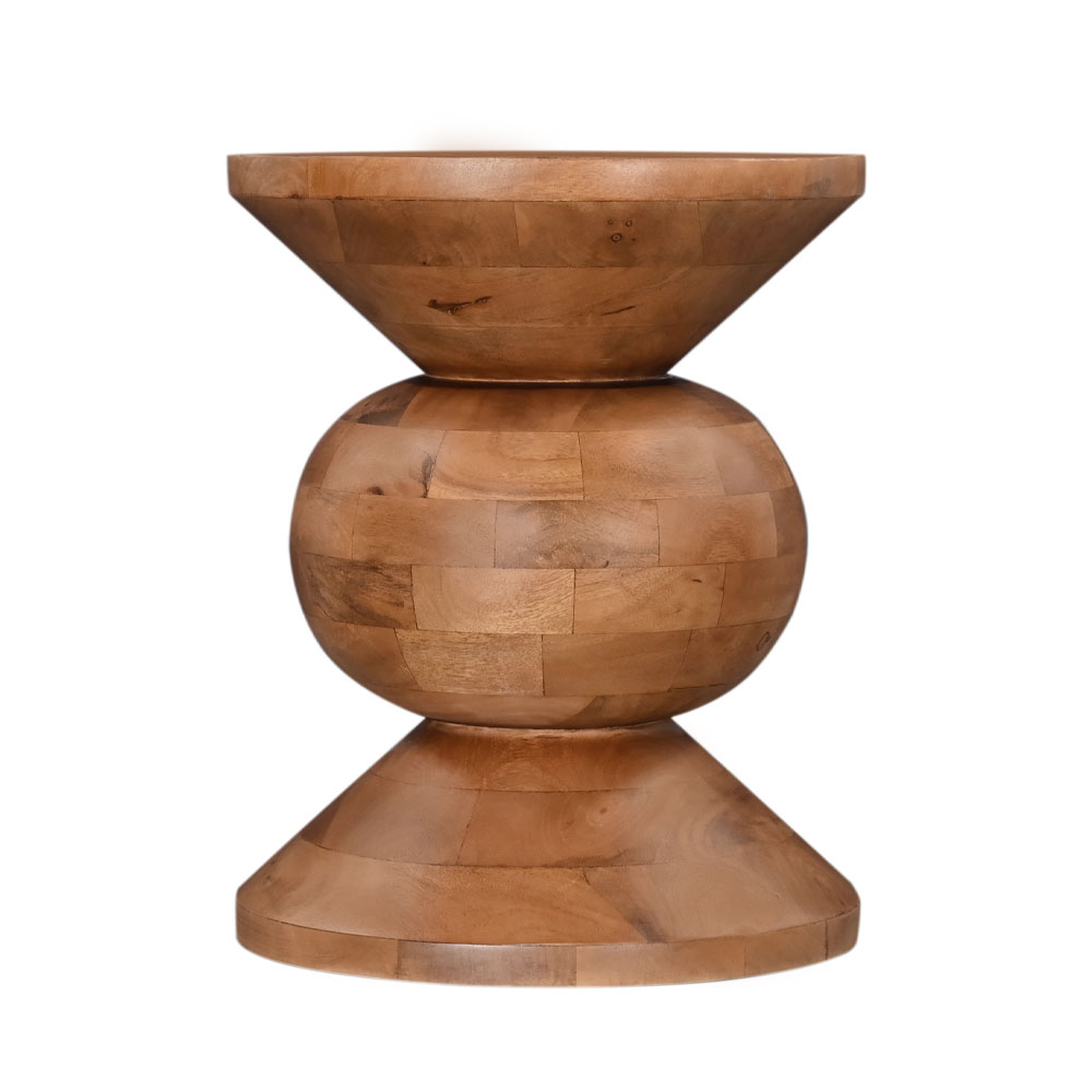 PEARL SIDE TABLE ΦΥΣΙΚΟ 40x40x52