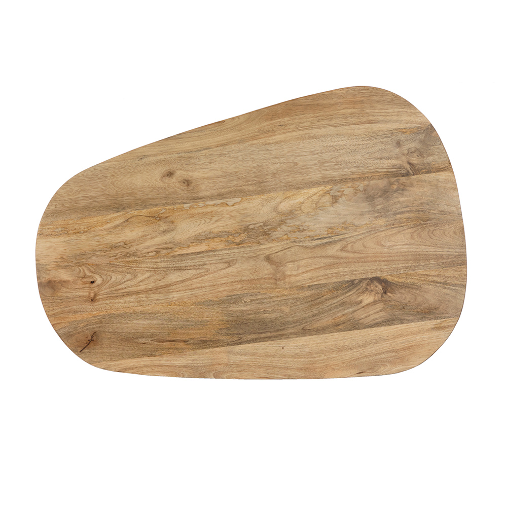 LEVEL COFFEE TABLE ΦΥΣΙΚΟ ΜΑΥΡΟ 95x65x48