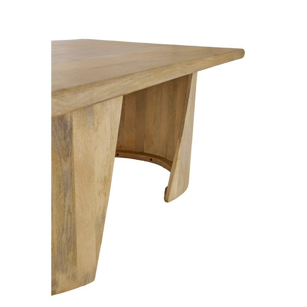 SPIRAL COFFEE TABLE ΦΥΣΙΚΟ 130x70x45