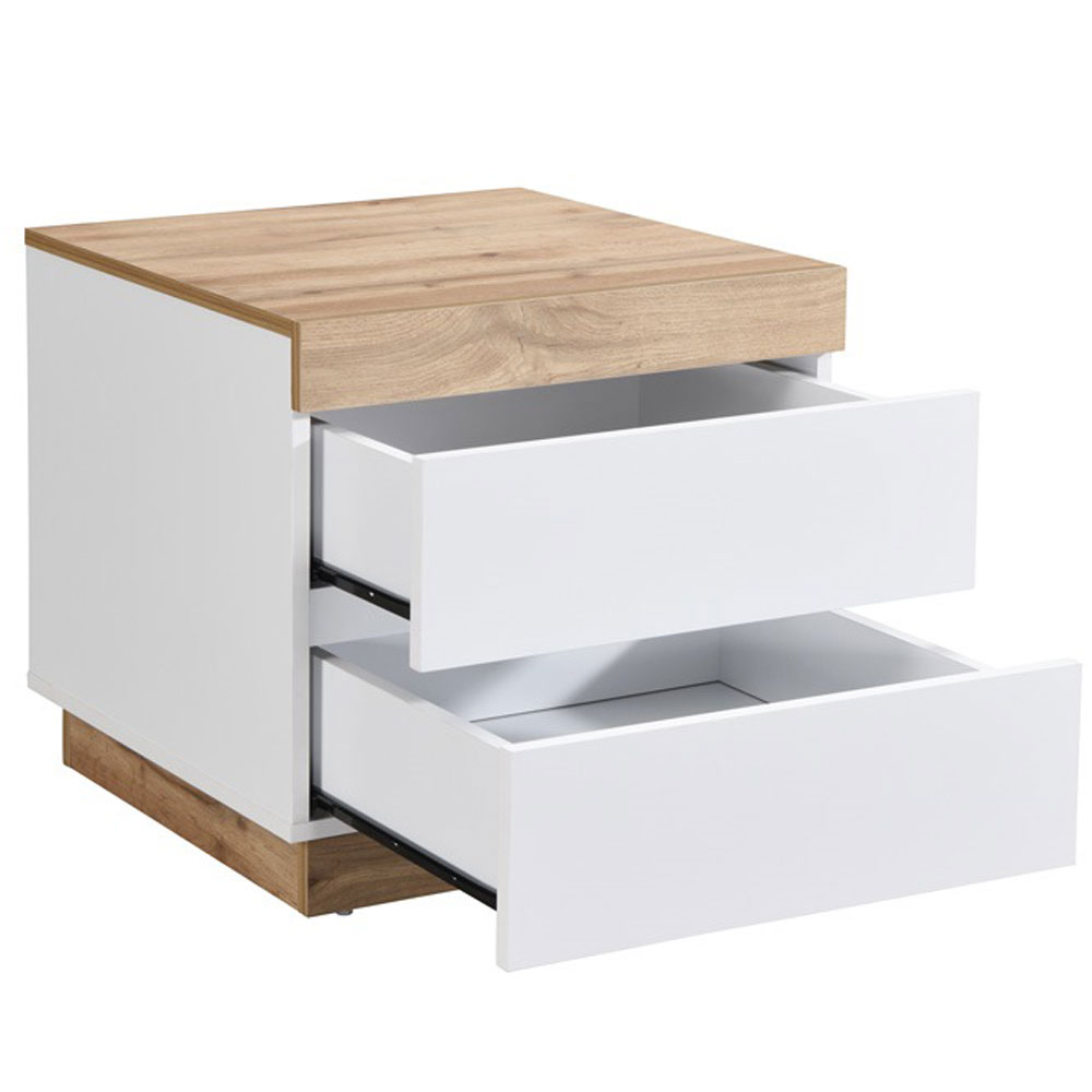CASA ΚΟΜΟΔΙΝΟ 2ΣΥΡΤΑΡΙΑ ΛΕΥΚΟ ΦΥΣΙΚΟ 50x50x50
