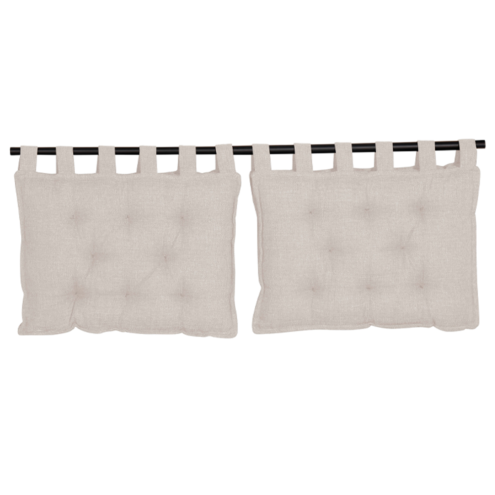 HANG ΜΑΞΙΛΑΡΙ ΚΕΦΑΛΑΡΙΟΥ SET 2ΤΕΜ OFF WHITE 16-950 70x10x50cm