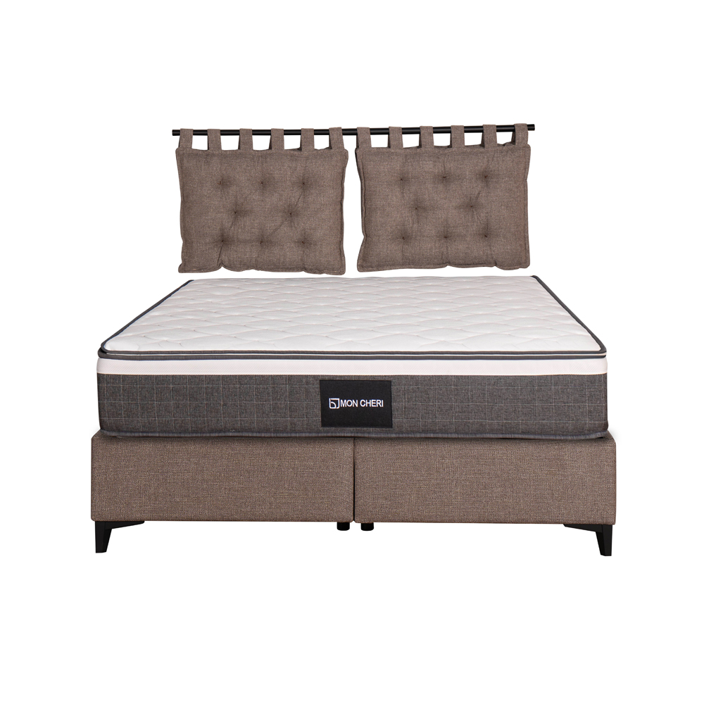 HANG ΜΑΞΙΛΑΡΙ ΚΕΦΑΛΑΡΙΟΥ SET 2ΤΕΜ ΓΚΡΙ ΚΑΦΕ 20-914 70x10x50cm