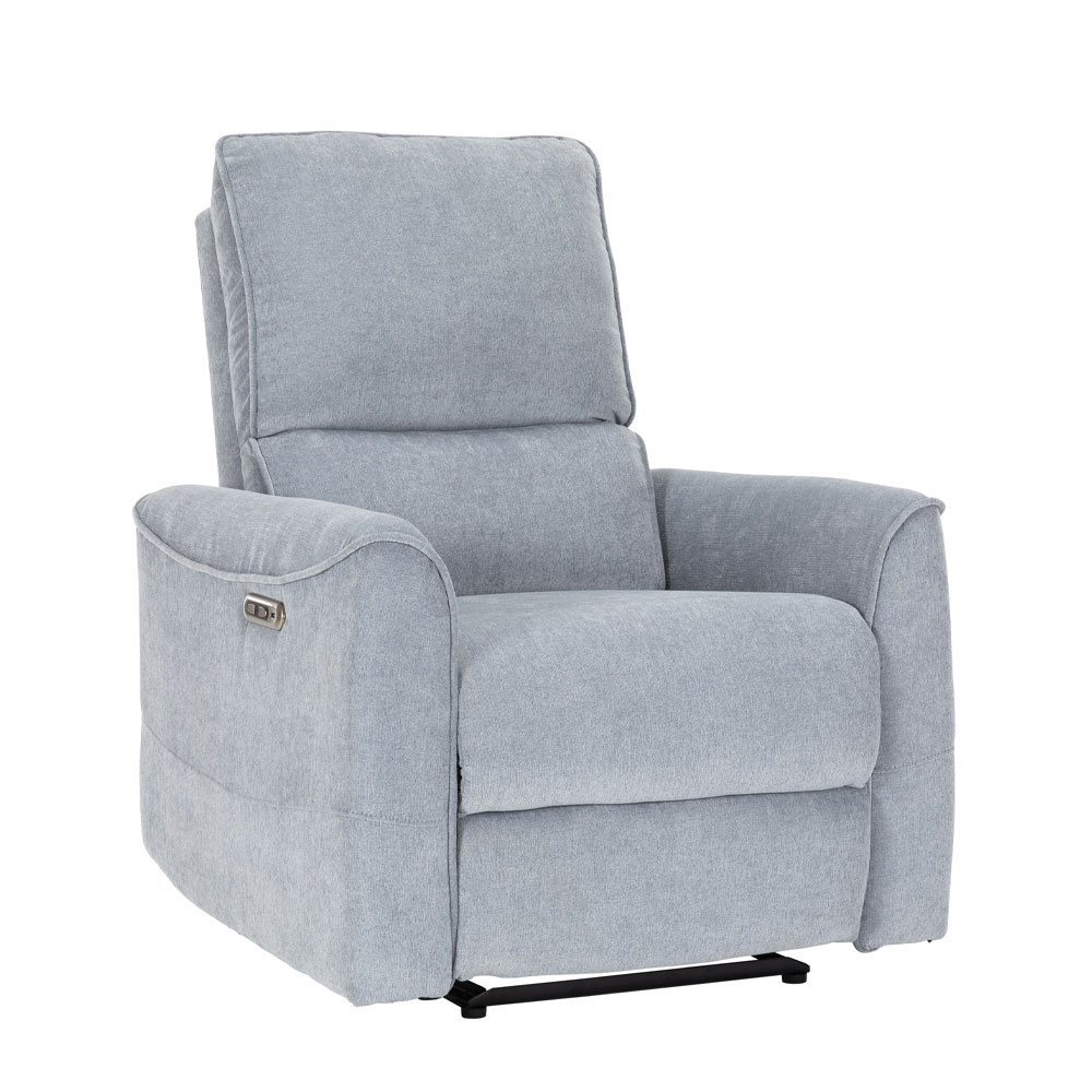 TIME OUT ΠΟΛΥΘΡΟΝΑ RECLINER ΓΚΡΙ ΑΝΟΙΧΤΟ 81.5×90.5×104