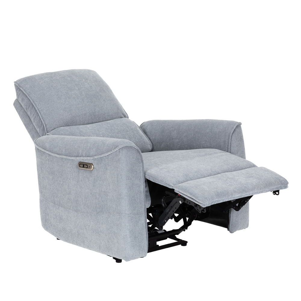 TIME OUT ΠΟΛΥΘΡΟΝΑ RECLINER ΓΚΡΙ ΑΝΟΙΧΤΟ 81.5×90.5×104