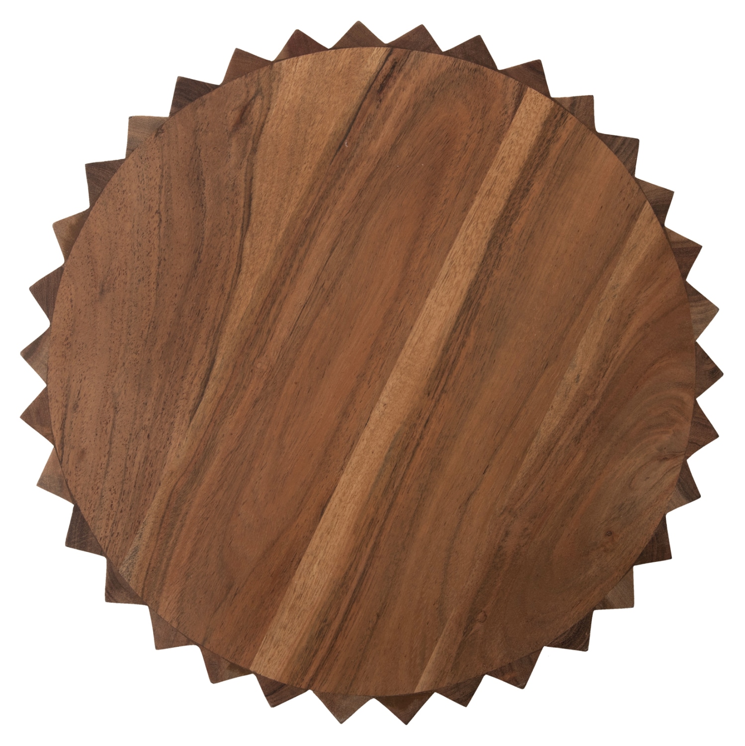 ΒΟΗΘΗΤΙΚΟ ΤΡΑΠΕΖΙ ΣΤΡΟΓΓΥΛΟ SEDGE HM9696 ΜΑΣΙΦ ΑΚΑΚΙΑ-ΦΥΣΙΚΟ ΧΡΩΜΑ Φ40×50Υεκ.