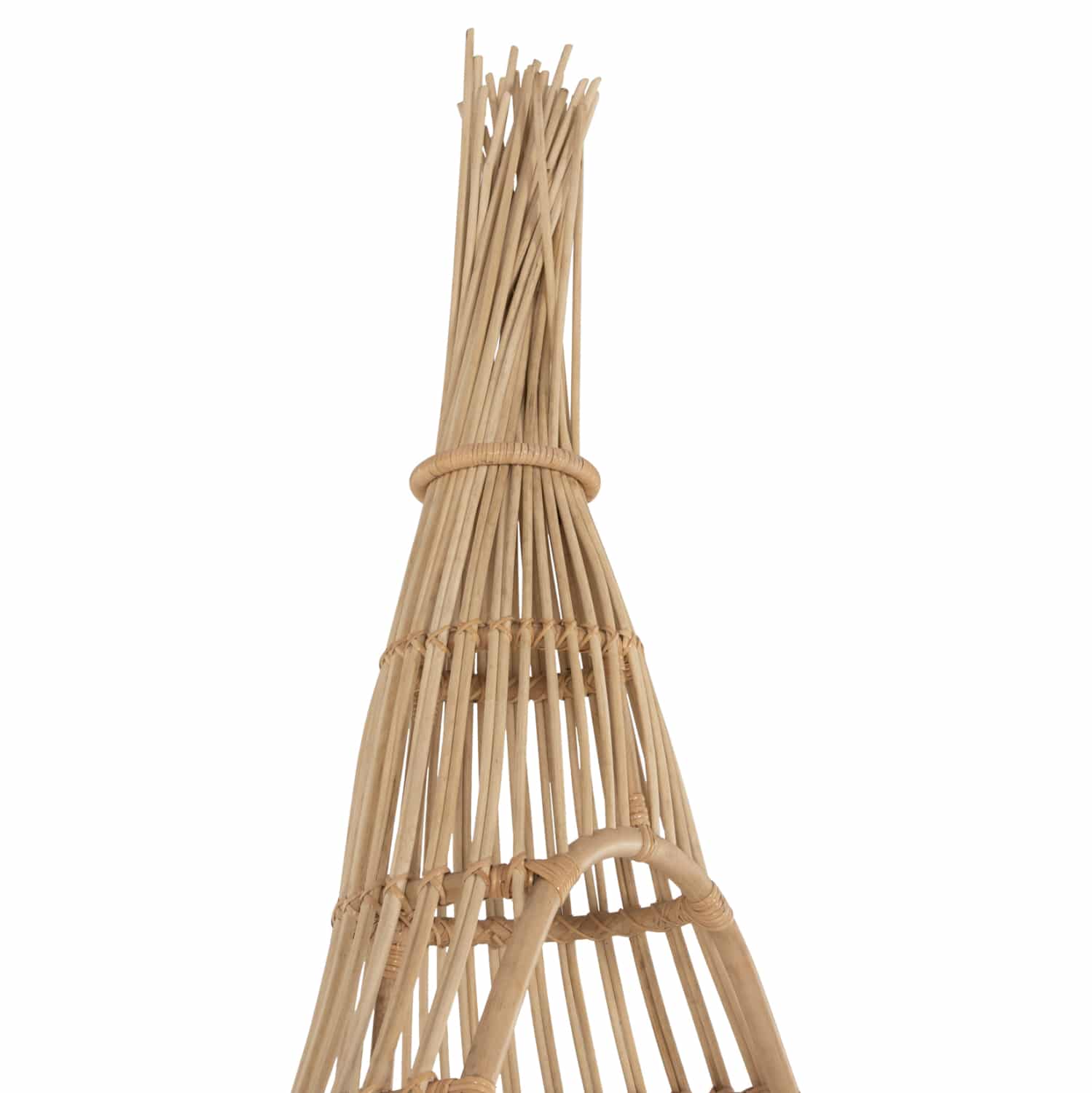 ΚΑΝΑΠΕΣ ΕΞΩΤ.ΧΩΡΟΥ ΣΤΡΟΓΓΥΛΟΣ MARJOM HM9765 ΦΥΣΙΚΟ RATTAN-ΕΚΡΟΥ ΥΦΑΣΜΑ Φ148×287Υεκ.