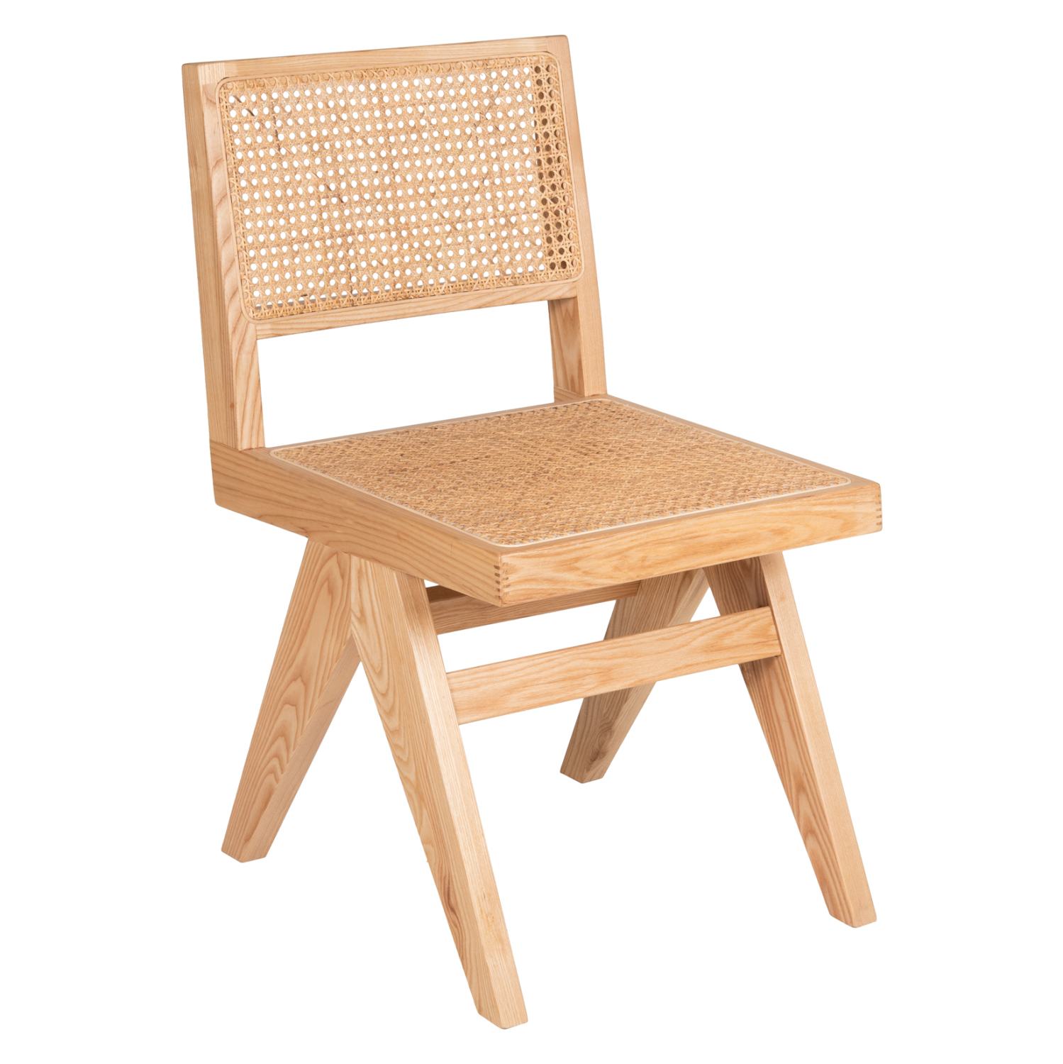 ΚΑΡΕΚΛΑ FREDRIK HM9873 ΞΥΛΟ ΦΡΑΞΙΝΟΥ ΚΑΙ RATTAN ΣΕ ΦΥΣΙΚΟ ΧΡΩΜΑ 45×55,5x83Yεκ.
