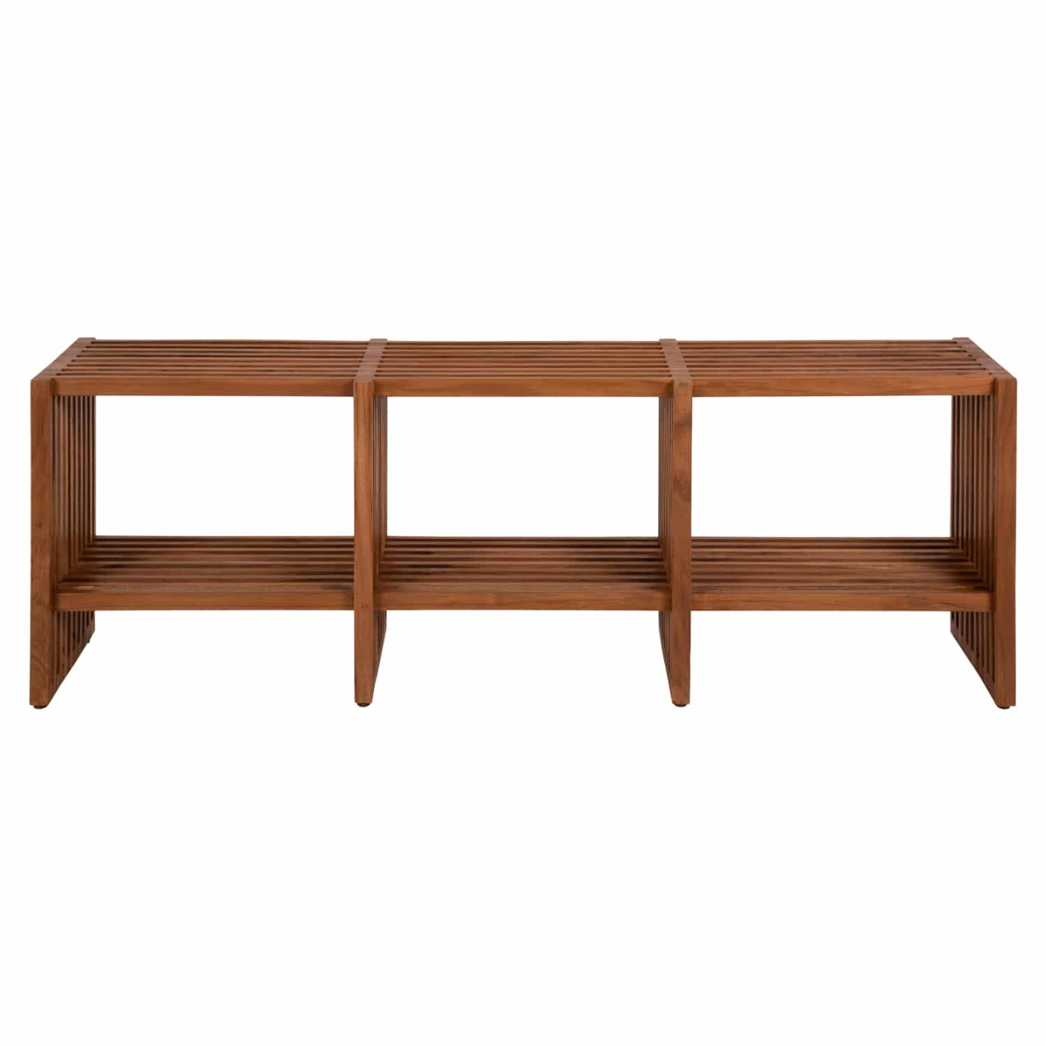 ΚΟΝΣΟΛΑ NYA HM9831 ΜΑΣΙΦ ΞΥΛΟ TEAK ΣΕ ΦΥΣΙΚΟ ΧΡΩΜΑ 130×29,5×46Υ εκ.