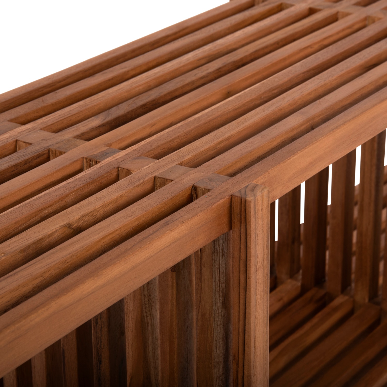 ΚΟΝΣΟΛΑ NYA HM9831 ΜΑΣΙΦ ΞΥΛΟ TEAK ΣΕ ΦΥΣΙΚΟ ΧΡΩΜΑ 130×29,5×46Υ εκ.