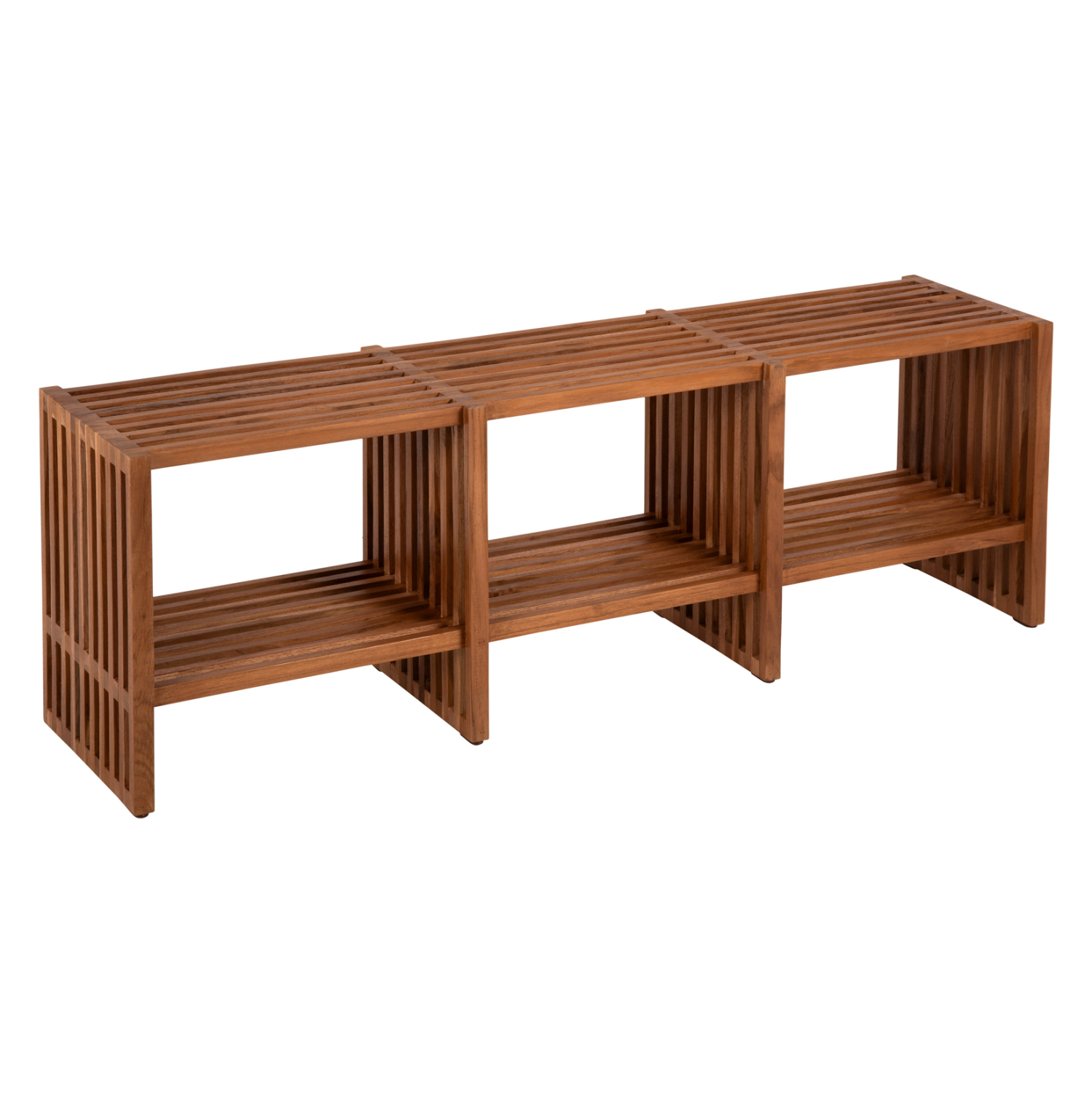 ΚΟΝΣΟΛΑ NYA HM9831 ΜΑΣΙΦ ΞΥΛΟ TEAK ΣΕ ΦΥΣΙΚΟ ΧΡΩΜΑ 130×29,5×46Υ εκ.