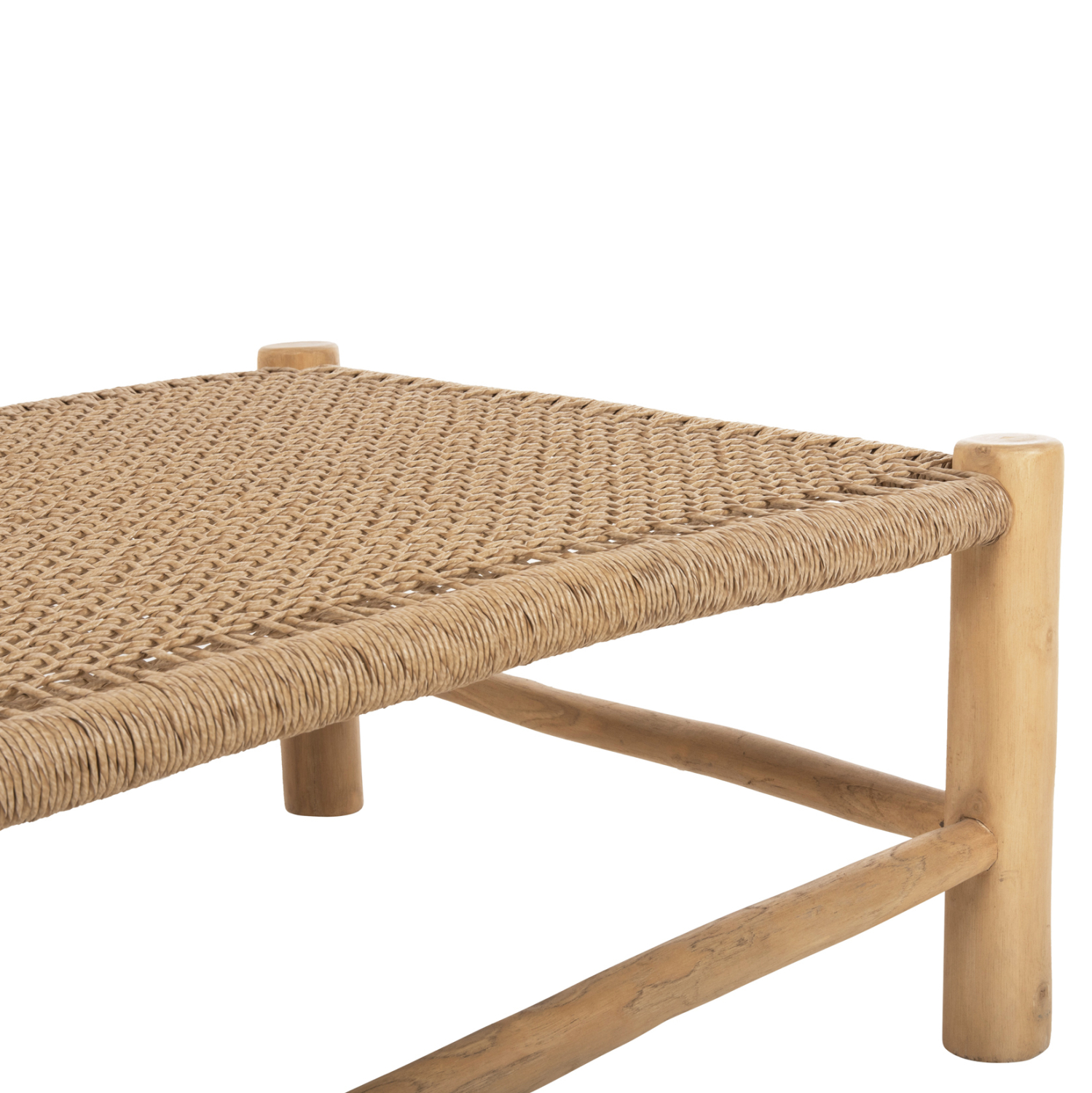 ΤΡΑΠΕΖΙ ΣΑΛΟΝΙΟΥ LONDER HM5985 ΞΥΛΟ ΤΕΑΚ- ΣΥΝΘΕΤΙΚΟ RATTAN-ΦΥΣΙΚΟ 119×79,5x41Yεκ.
