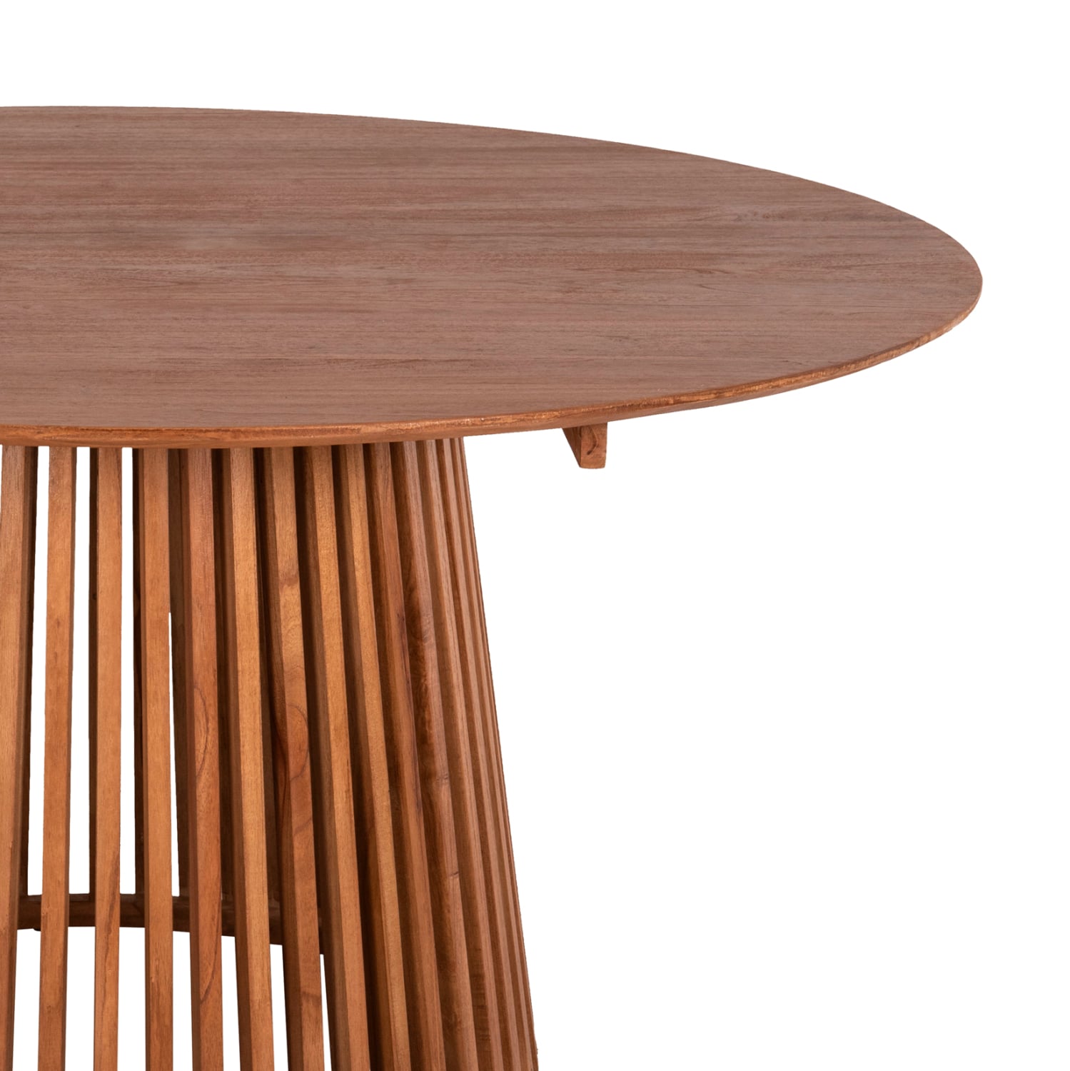 ΤΡΑΠΕΖΙ ΤΡΑΠΕΖΑΡΙΑΣ FRANTZ HM9457.11 ΜΑΣΙΦ MINDI ΞΥΛΟ ΣΕ ΦΥΣΙΚΟ Φ150×75Υεκ.