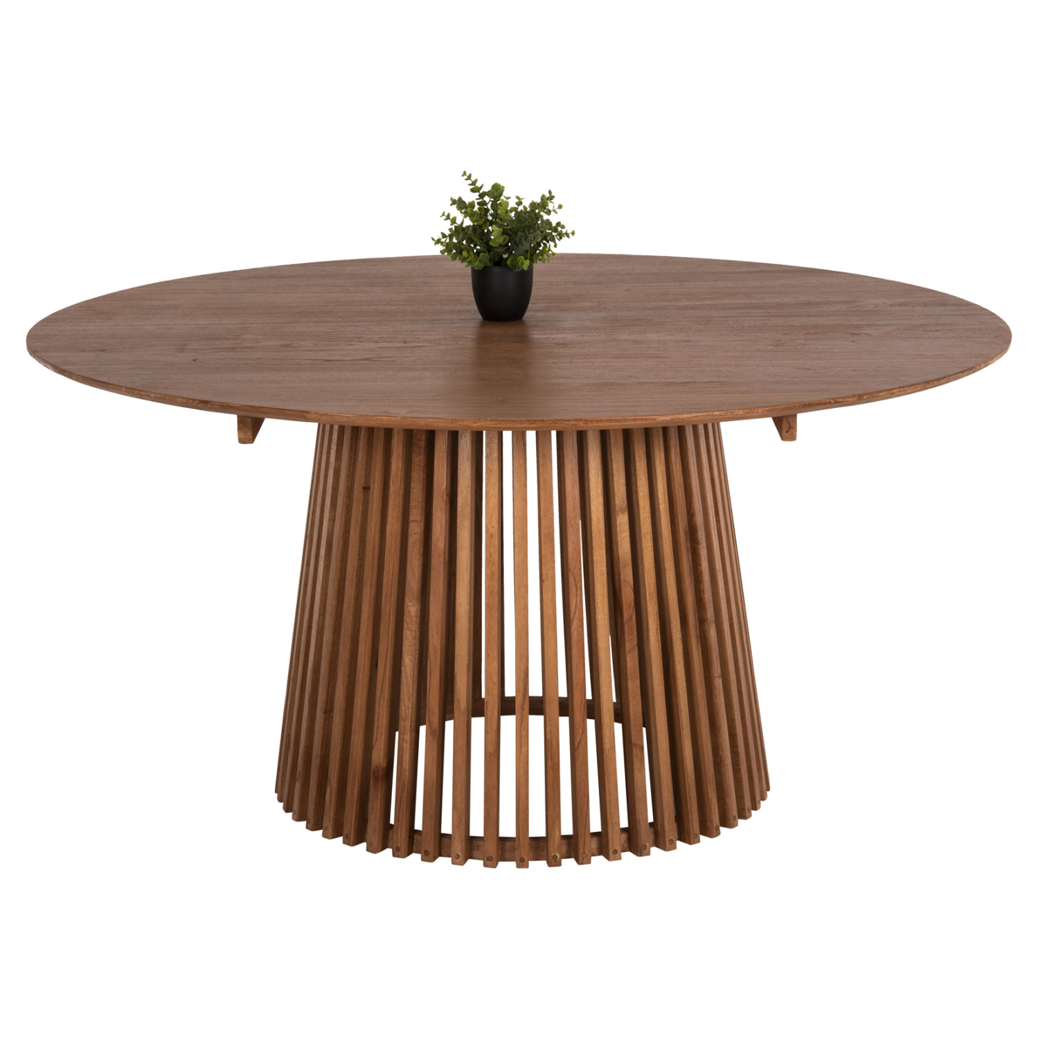 ΤΡΑΠΕΖΙ ΤΡΑΠΕΖΑΡΙΑΣ FRANTZ HM9457.11 ΜΑΣΙΦ MINDI ΞΥΛΟ ΣΕ ΦΥΣΙΚΟ Φ150×75Υεκ.