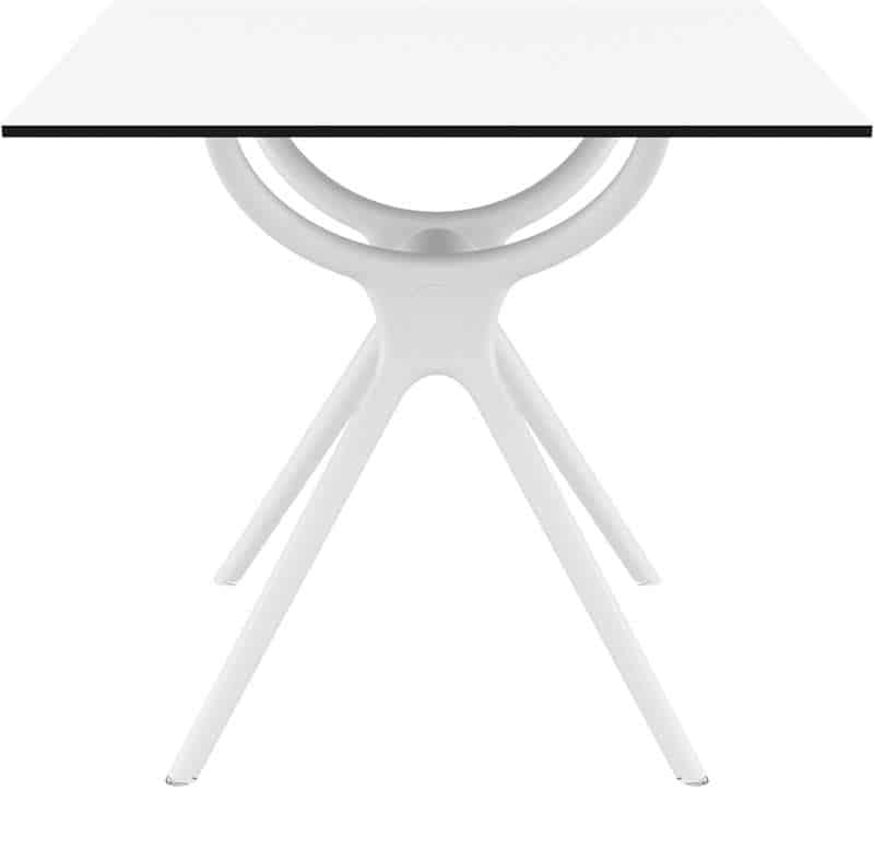 AIR ΤΡΑΠΕΖΙ 80Χ80Χ74εκ. WHITE LAMINATE 12mm