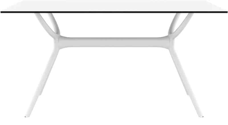 AIR ΤΡΑΠΕΖΙ 140Χ80Χ74εκ. WHITE LAMINATE 12mm