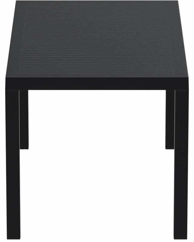 ARES ΤΡΑΠΕΖΙ 140Χ80Χ75εκ. BLACK ΠΟΛ/ΝΙΟΥ