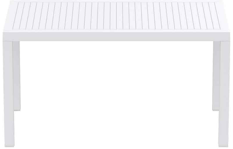 ARES ΤΡΑΠΕΖΙ 140Χ80Χ75εκ. WHITE ΠΟΛ/ΝΙΟΥ