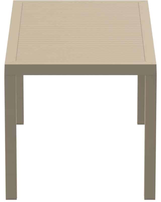 ARES ΤΡΑΠΕΖΙ 140Χ80Χ75εκ. TAUPE ΠΟΛ/ΝΙΟΥ