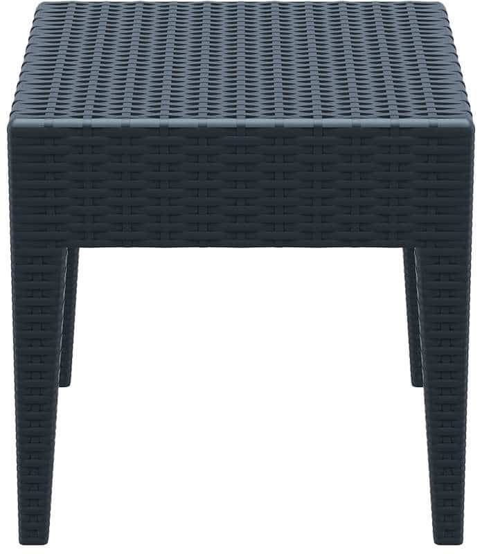 MIAMI DARK GREY ΤΡΑΠΕΖΙ 45Χ45Χ45εκ. ΠΟΛ/ΝΙΟΥ