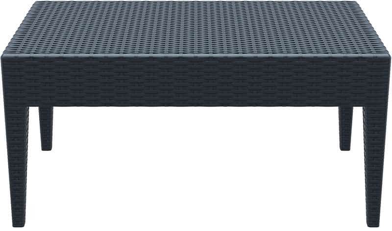 MIAMI DARK GREY ΤΡΑΠΕΖΙ 92Χ53Χ45εκ. ΠΟΛ/ΝΙΟΥ