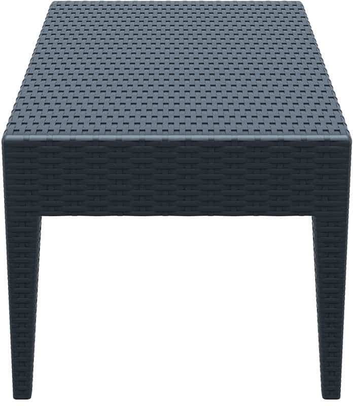 MIAMI DARK GREY ΤΡΑΠΕΖΙ 92Χ53Χ45εκ. ΠΟΛ/ΝΙΟΥ