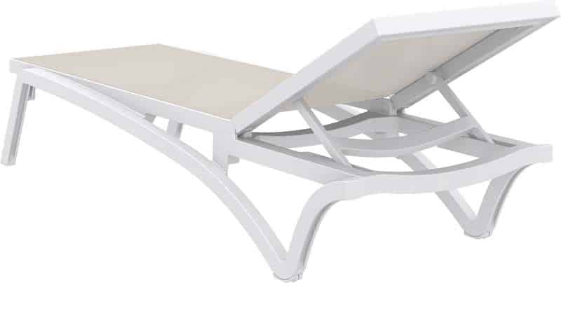 PACIFIC ΞΑΠΛΩΣΤΡΑ WHITE/TAUPE ΠΟΛ/ΝΙΟΥ