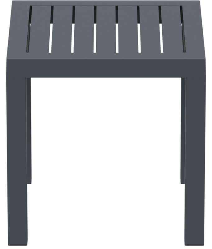 OCEAN DARK GREY ΤΡΑΠΕΖΙ 45Χ45Χ45εκ. ΠΟΛ/ΝΙΟΥ