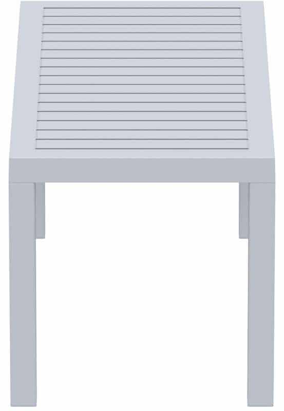 OCEAN SILVER GREY ΤΡΑΠΕΖΙ 90Χ45Χ45εκ. ΠΟΛ/ΝΙΟΥ