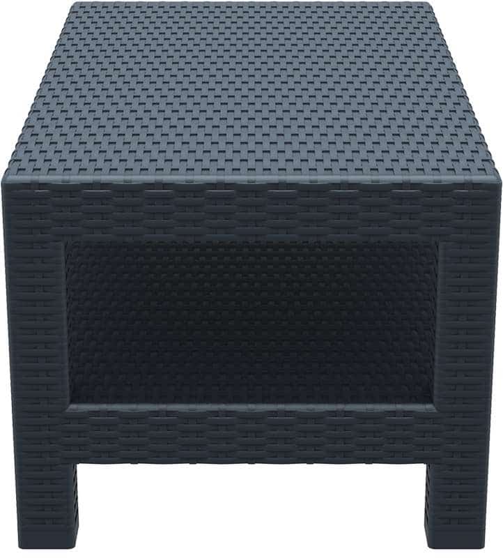 MONACO DARK GREY ΤΡΑΠΕΖΙ 92Χ57Χ45εκ. ΠΟΛ/ΝΙΟΥ