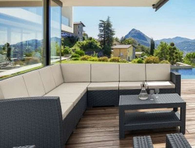 MONACO DARK GREY ΓΩΝΙΑ 207Χ207Χ79εκ. ΠΟΛ/ΝΙΟΥ
