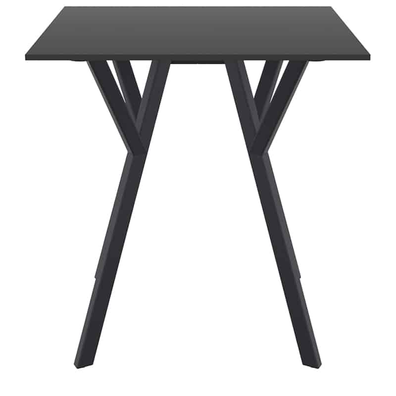 MAX ΤΡΑΠΕΖΙ 70Χ70Χ74εκ. BLACK LAMINATE 12mm
