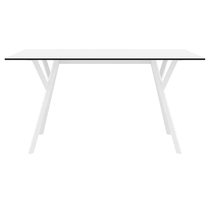 MAX ΤΡΑΠΕΖΙ 140X80Χ74εκ. WHITE LAMINATE 12mm