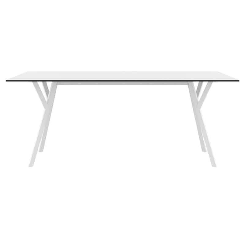 MAX ΤΡΑΠΕΖΙ 180X90Χ74εκ. WHITE LAMINATE 12mm
