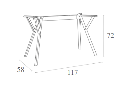 MAX ΒΑΣΗ BLACK MEDIUM 117X58X72εκ. ΠΟΛ/ΝΙΟΥ