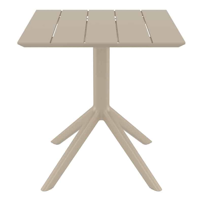 PARIS TAUPE 70X70X74εκ. ΤΡΑΠΕΖΙ ΠΟΛ/ΝΙΟΥ