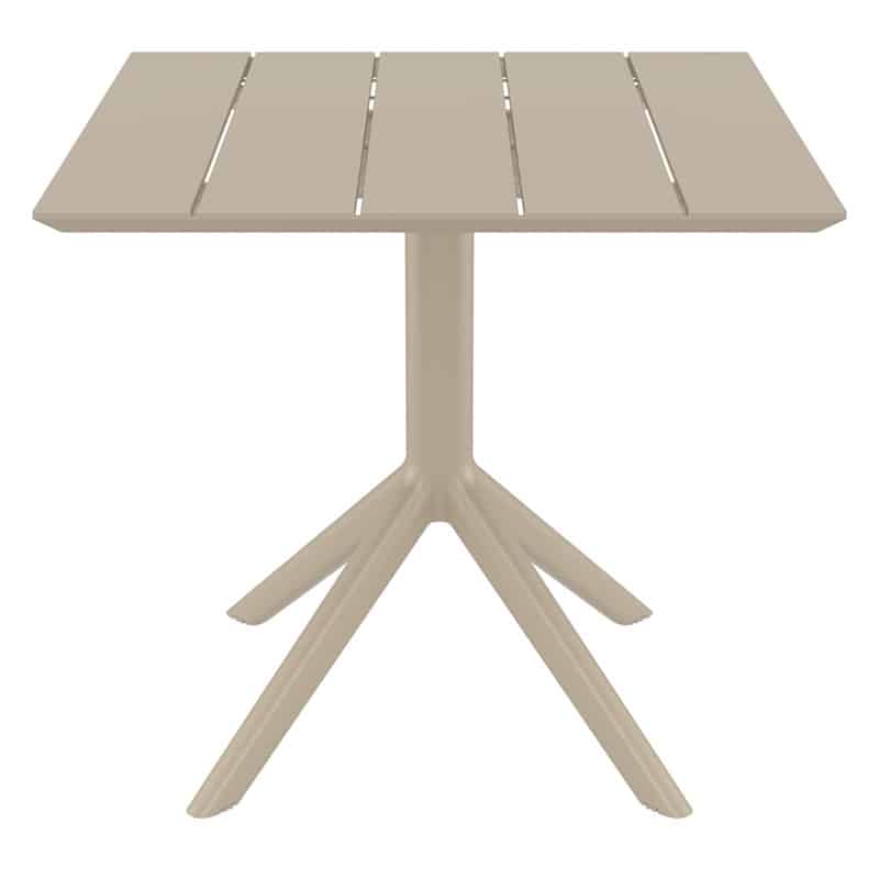 PARIS TAUPE 80X80X74εκ. ΤΡΑΠΕΖΙ ΠΟΛ/ΝΙΟΥ