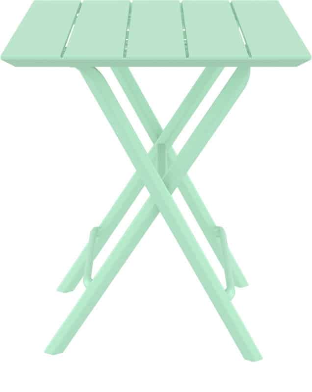 HELEN OPALINE GREEN 60Χ60X74εκ. ΤΡΑΠΕΖΙ ΠΤΥΣ/ΝΟ ΠΟΛ/ΝΙΟΥ