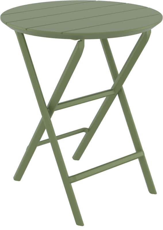 HELEN OLIVE GREEN Φ60X74εκ. ΤΡΑΠΕΖΙ ΠΤΥΣ/ΝΟ ΠΟΛ/ΝΙΟΥ