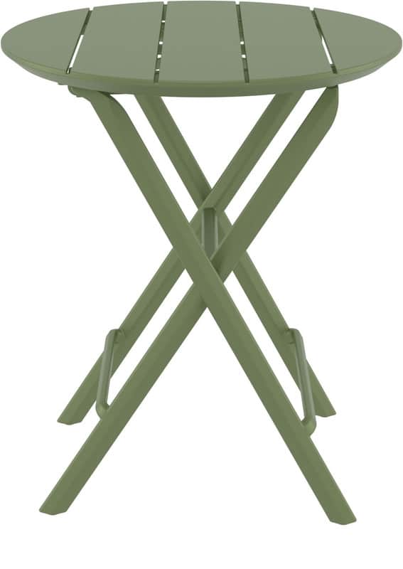 HELEN OLIVE GREEN Φ60X74εκ. ΤΡΑΠΕΖΙ ΠΤΥΣ/ΝΟ ΠΟΛ/ΝΙΟΥ