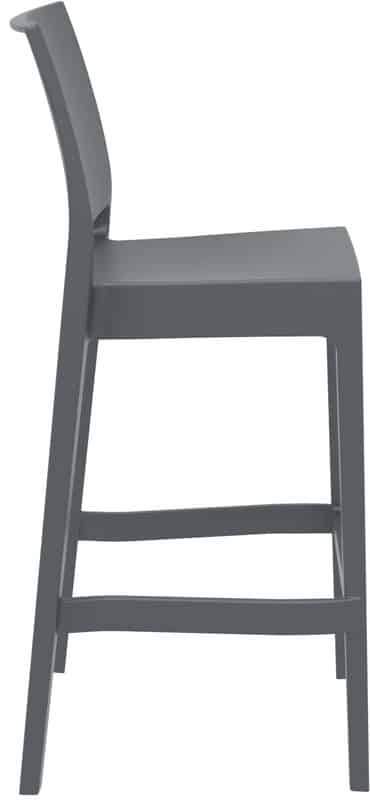 MAYA 75εκ. ΣΚΑΜΠΟ DARK GREY ΠΟΛ/ΝΙΟΥ